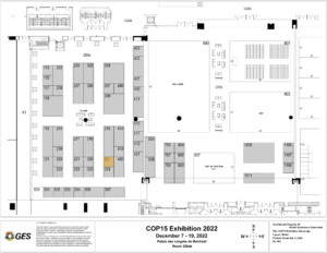 GEO BON booth location at COP15