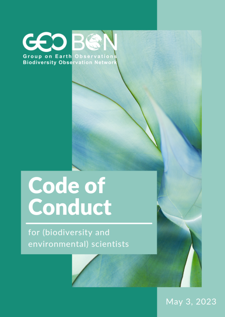GEO BON Code of Conduct
