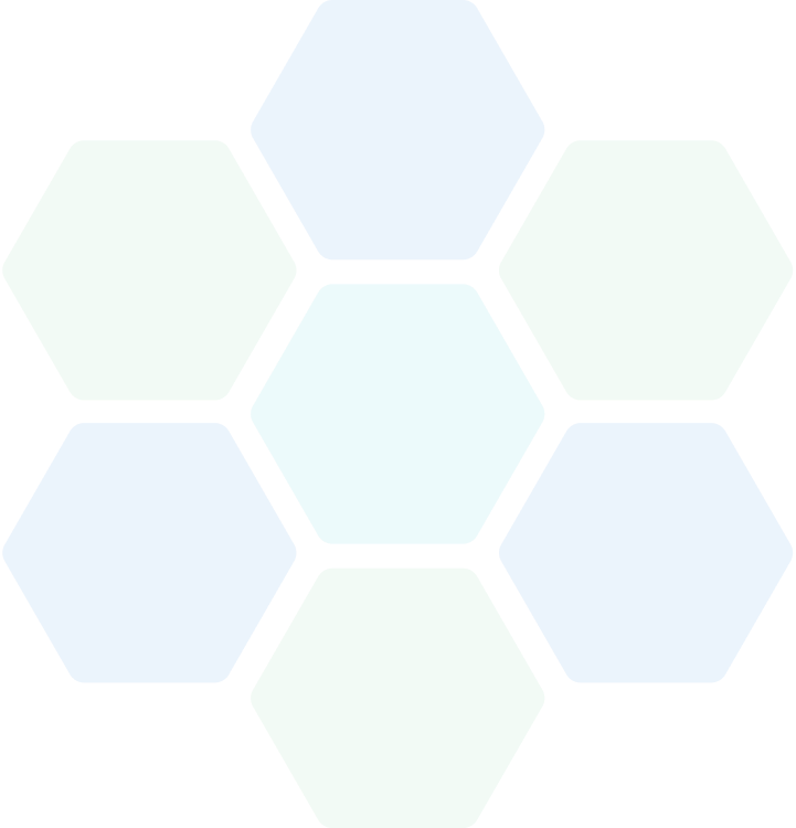 decorative hexagons